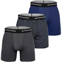 Scotch & Soda Calzoncillo boxer azul oscuro / gris oscuro / negro / blanco
