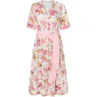 TATUUM Vestido 'Nicki' beige / rosa claro / offwhite