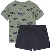 Minymo - Kid's T-Shirt+Short Set AOP 134358 - Mono size 92, azul