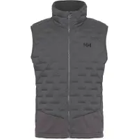 Helly Hansen para hombre. 34491 Chaleco aislante HP Hybrid Stretch gris (XL), Negro, Casual, Poliamida, outlet 2026.