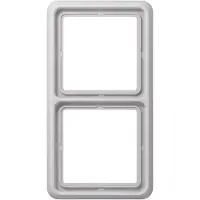 JUNG Marco JG para doble placa CD582LG, color gris claro