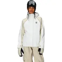 686 - Chaquetas de esquí mujer - W Hologram Shell Jacket White Colorblock para Mujer - Talla XS - Blanco
