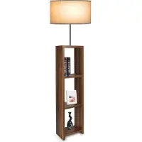 Lux.pro Lámpara de pie "Redditch", 1 x E27, color beige