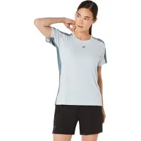 Asics - Women's Fujitrail Elite S/S Top - Camiseta de running size XL, gris