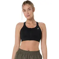 Asics - Women's Road Combination Zip Bra - Sujetador deportivo size 70 - Cup: C, negro