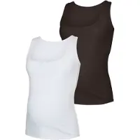 Vero moda Maternity Top 'Million' marrón / blanco