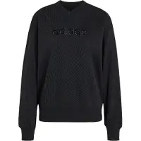 Adidas adidasSudadera Seasonal Essentials de raso y cuello de pico L Black Mujer
