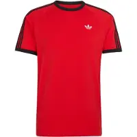 Adidas Originals adidasCAMISETA DE 3-STRIPES XS Vivid Red / Black Hombre