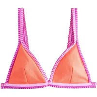 Next Top de bikini naranja oscuro / rosa / rosa claro