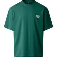 The North Face Camiseta 'Brand Proud' verde oscuro / talco