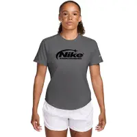 Nike - Women's Swift Dri-FIT Running Top - Camiseta de running size M, gris
