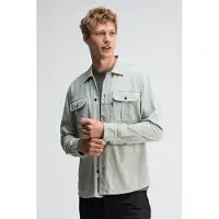 Butcher of Blue Phil Jersey Overshirt Dk. Delphi Green Talla: S | Camisas Casuales Outlet | Hombre | Verde