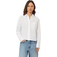Scotch & Soda Cropped Shirt Brilliant White Talla: S | Camisas Outlet | Mujer | Blanco