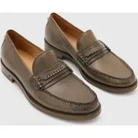 John Varvatos Hawthorne Chain Loafer Wood Brown Talla: 8 | Mocasines Outlet | Hombre | Marrón