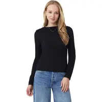Scotch & Soda Boat Neck Top Black Night Talla: XL | Manga Larga Outlet | Mujer | Negro
