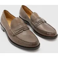 John Varvatos Hawthorne Chain Loafer Charcoal Talla: 10.5 | Mocasines Outlet | Hombre | Negro