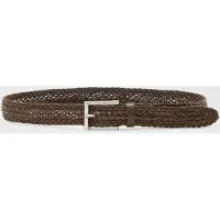 John Varvatos 32mm - Mott Filigree Wov En Olive Talla: W32 | Cinturones Outlet | Hombre | Verde