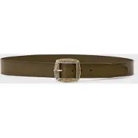John Varvatos 34mm - Mercer Filigree Olive Talla: W32 | Cinturones Outlet | Hombre | Verde