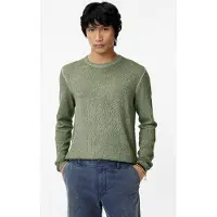 John Varvatos Camden Organic Mesh Stitch Crew W Cold D Light Olive Talla: S | Jerséis Outlet | Hombre | Verde