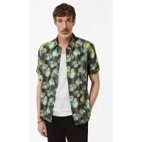 John Varvatos Sean Short Sleeve Shirt Moss Talla: XL | Camisas Casuales Outlet | Hombre