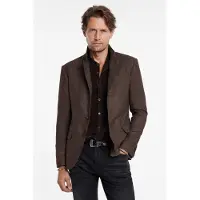 John Varvatos Rind Jacket - Slim Fit Notch Lapel Jacke Old Bark Talla: 52 | Blazers Outlet | Hombre