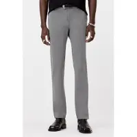 John Varvatos Mercer Pants - Slim Fit Pants With Welt Grey Hthr Talla: 48 | Pantalones Sastre Outlet | Hombre | Gris