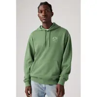 Levi's Relaxed Graphic Hoodie Off Beet Laurel Talla: L | Sudaderas con Capucha Outlet | Hombre