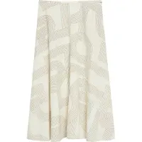 Comma Falda beige / crema