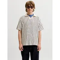 Jack & jones Premium Jersey 'JPRBLHarry' azul oscuro / blanco
