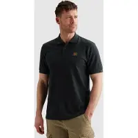 PME Legend Camiseta 'Polo shirt in jersey with stripe pattern' azul oscuro