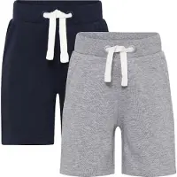 Minymo Pantalón ' MIBasic 53 -Sweat short (2-pack) ' azul oscuro