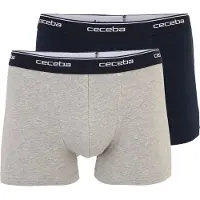 Ceceba Calzoncillo boxer navy / gris moteado / offwhite