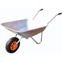 FUXTEC carretilla FX-WB5260 para tareas de transporte en jardín y exteriores | carro de jardín