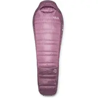 Rab - Sacos de dormir para trekking - Alpine -12C / 10F Wmns Iris/Dark Iris para Mujer - Talla Izquierda - Púrpura