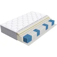 Youjia Colchón de muelles ensacados de 25 cm de alto, colchón de muelles de 7 zonas, colchón ergonómico, firmeza H3 (colchón de muelles ensacados)
