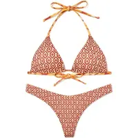 Gisela Bikini amarillo / rojo / blanco