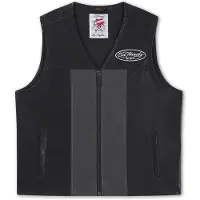 Ed Hardy Chaleco gris / negro