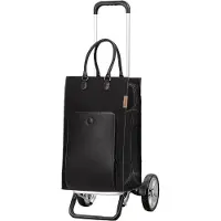 Andersen Shopper Alu Star Shopper Carrito de la compra 57 cm negro