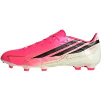 Adidas Zapatillas de fútbol 'F50 Hyperfast League' crema / rosa oscuro / negro