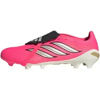 Adidas adidasBota de fútbol con lengüeta plegable Predator League césped natural seco 48 Solar Turbo / Thermal Chrome / Core Black Unisex