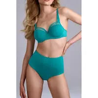 Marlies Dekkers Dame De Paris Lake Blue And Gold Balcony Bra Talla: 70C | Brasieres Outlet | Mujer | Azul
