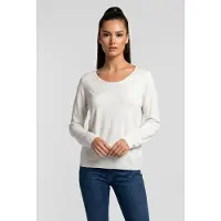 Rich & royal Boat Neck Seamless Pearl White Talla: L | Manga Larga Outlet | Mujer | Blanco
