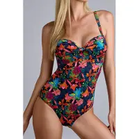 Marlies Dekkers Thalassa Bathing Suitplunge Balconywired Padded Blue Talla: 70D | Bañadores Outlet | Mujer | Azul