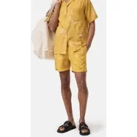 Closed Swim Shorts Mango Yellow Talla: S | Bañadores Outlet | Hombre | Amarillo