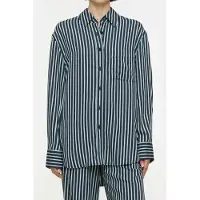 Closed Oversize Shirt Dark Night Talla: S | Manga Larga Outlet | Mujer | Negro