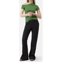 Closed Asymmeric Top Matcha Green Talla: XL | Camisetas de Seda Outlet | Mujer | Verde