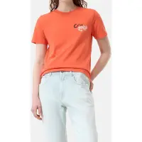 Closed Embroidered T-shirt Washed Red Talla: XS | Camisetas de Seda Outlet | Mujer | Rojo
