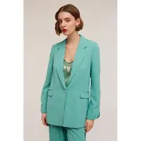 Motivi Suit Blazer With Matching Piping Water Green Talla: 44 | Blazers Outlet | Mujer | Verde