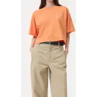 Closed Croppped T-shirt Pumpkin Orange Talla: XS | Camisetas de Seda Outlet | Mujer | Naranja
