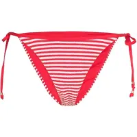Seafolly - Clubhouse Tie Side Rio Pant - Parte inferior de bikini size 34, fucsia/rojo
